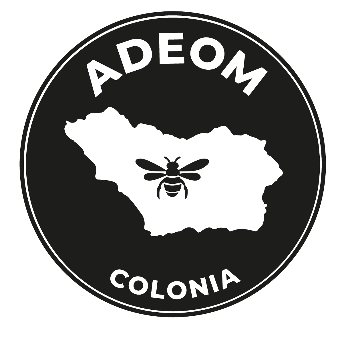 Logo ADEOM negro PNG